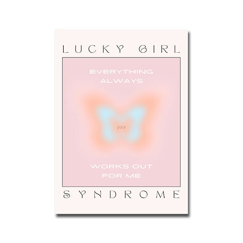 Butterfly Poster Minimalist Feminine Aesthetic Art Print Dreamy Atmosphere Canvas Painting Modern Trendy Wall Picture Home Decor